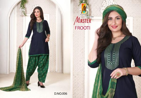 Master Frooti Rayon Designer Readymade Salwar Suit